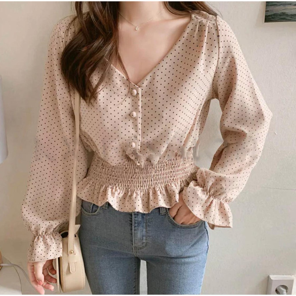 Blouse Wanita Lengan Panjang Blouse Putih Blouse Wanita Putih Blouse Wanita Lengan Pendek Blouse Hit