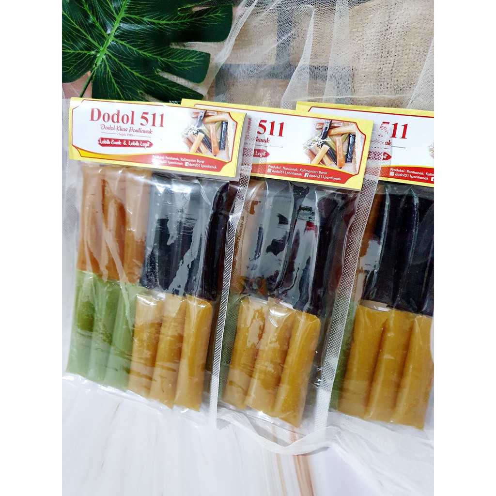 

Paket Hemat 2 Dodol 511 Pontianak Dodol Mini 360gr Isi 3bungkus