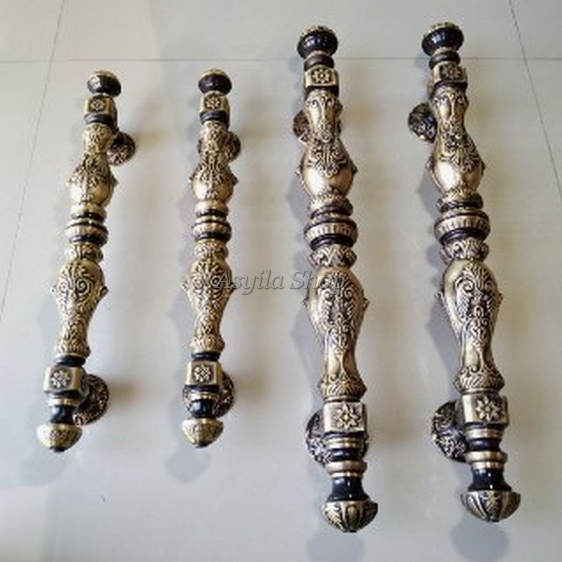 Handle pintu rumah bahan kuningan murni mewah elegan gagang pintu Motif Barongsai
