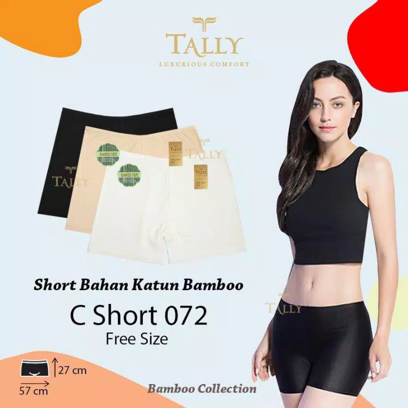 TALLY SHORT PANTS Premium Cotton 072 Bamboo Collection