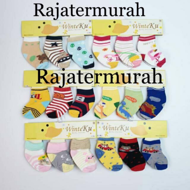 Kaos Kaki WINTEKU 3IN1 Newborn 0-6bln