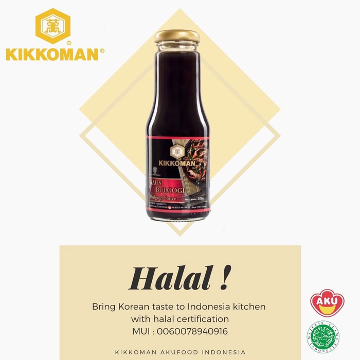 

KIKKOMAN -Saus BULGOGI Halal- (300 GR)