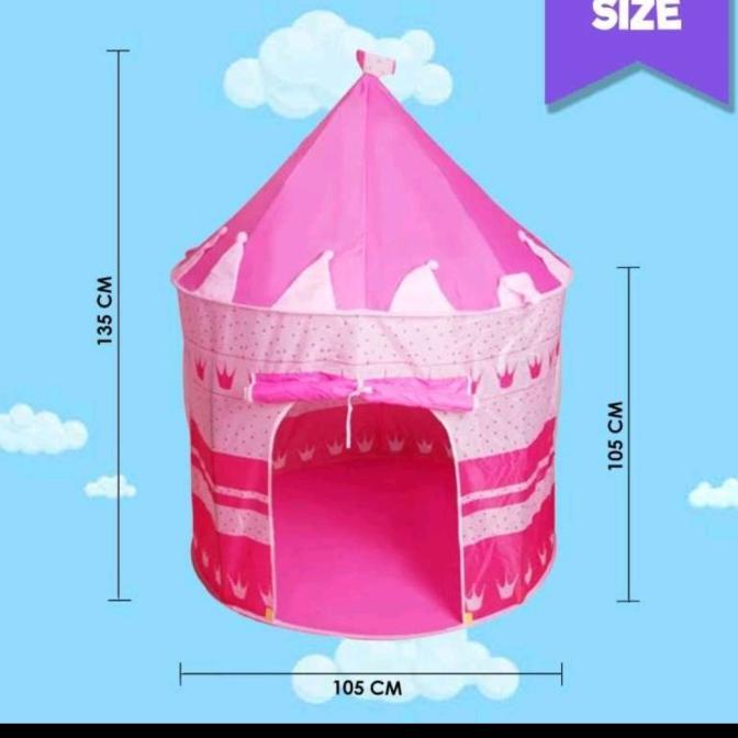 tenda castle istana anak camping