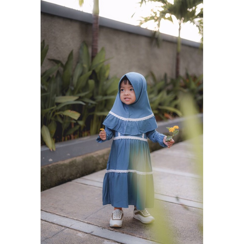 Gamis Anak Zahida Set Tosca (0-4 tahun)