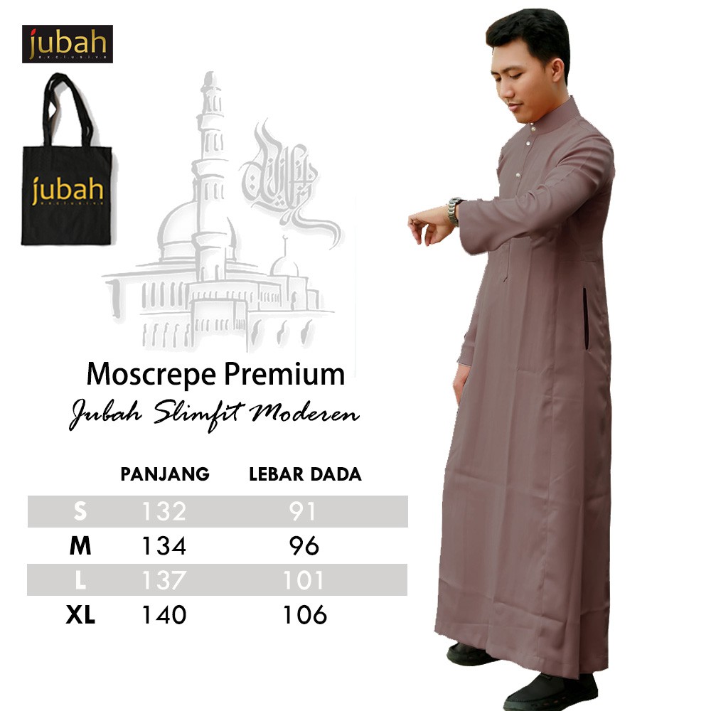 [ Flash Sale ] Jubah Gamis Pria Dewasa Busana Muslim Model Baru