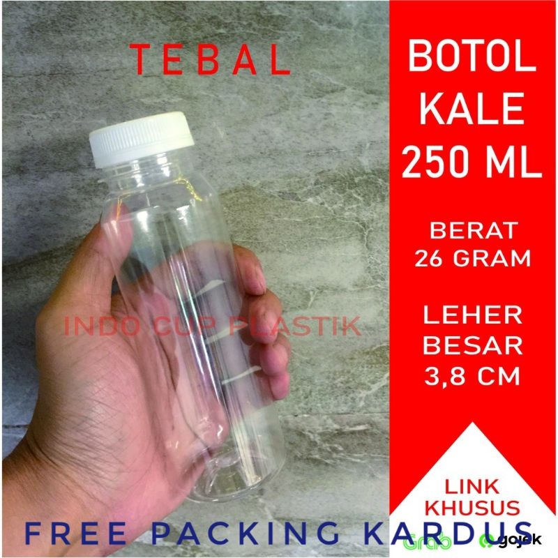 Jual Botol Kale Plastik Ml Tebal Isi Free Kardus Botol Jus