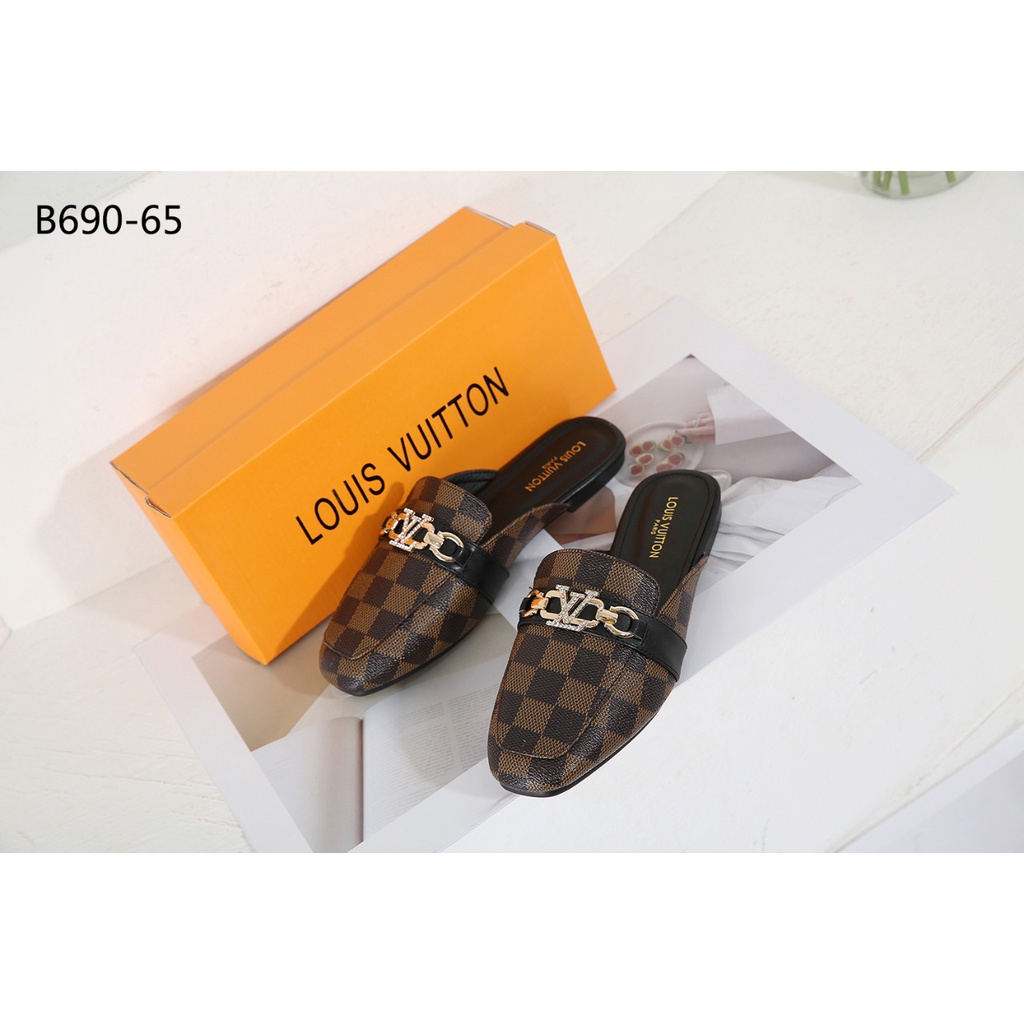 Logo Loafer Mule #B690-65