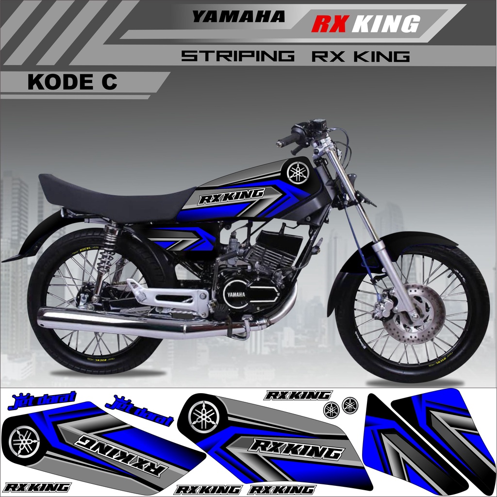 Striping Rx King Variasi/ Stiker Custom Rx King / Sticker Rx King kode C