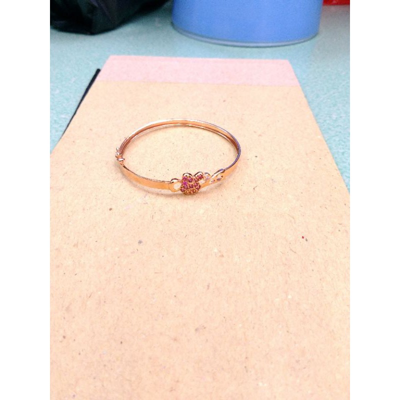 Gelang anak emas kadar 375 model Melody