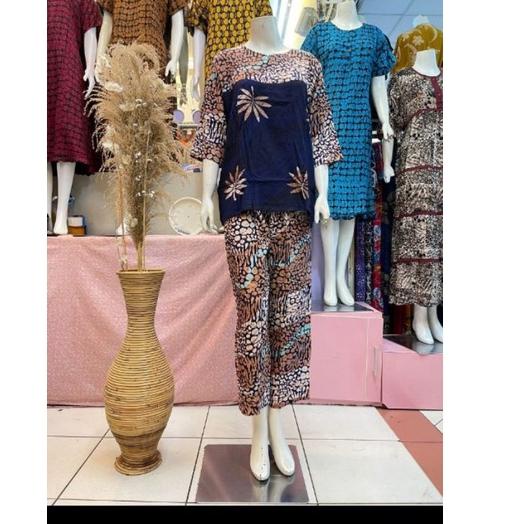 SALEE.. stelan cp standar putri diana //stelan baju tidur putri diana//batik putri diana pekalongan/