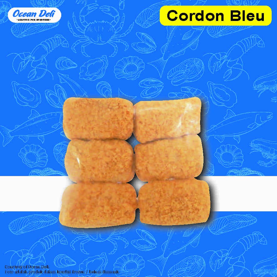 Jual Cordon Bleu Ocean Deli 777 Ayam Fillet Daging Asap Keju