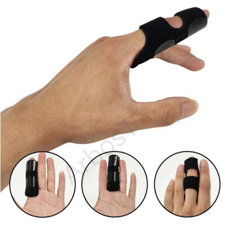 Finger Splint Finger Mallet Pelindung Jari Deker Jari Tangan Anti Nyeri Patah Tulang
