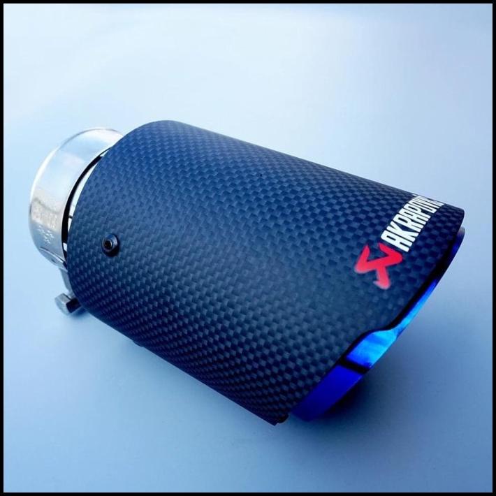 Tailpipe Akrapovic Carbon Burntip Titanium Pelangi Knalpot Mobil