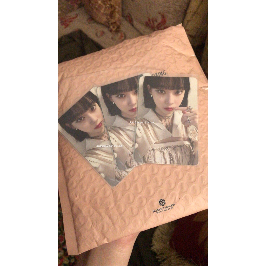 winter synk dive ver. / digipack version / tears winter nunmul | AESPA PHOTOCARD PC