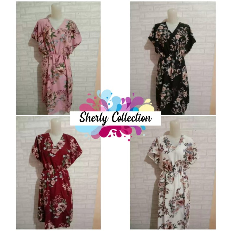 Tunik Kaftan Terbaru/Tunik Kaftan Motif Kembang/Tunik Wanita Kekinian/Ootd Wanita Kekinian 2021