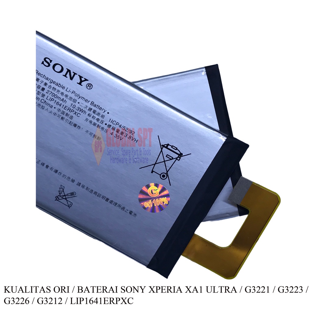 KUALITAS ORI / BATERAI SONY XA1 ULTRA / BATRE / BATERE / G3221 / G3223 / G3226 / G3212 / LIP1641ERPXC