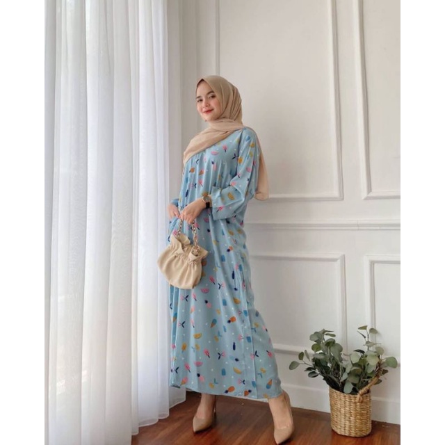 NEW DASTER GAMIS VIRAL PREMIUM KEKINIAN LONGDRESS KAREEN