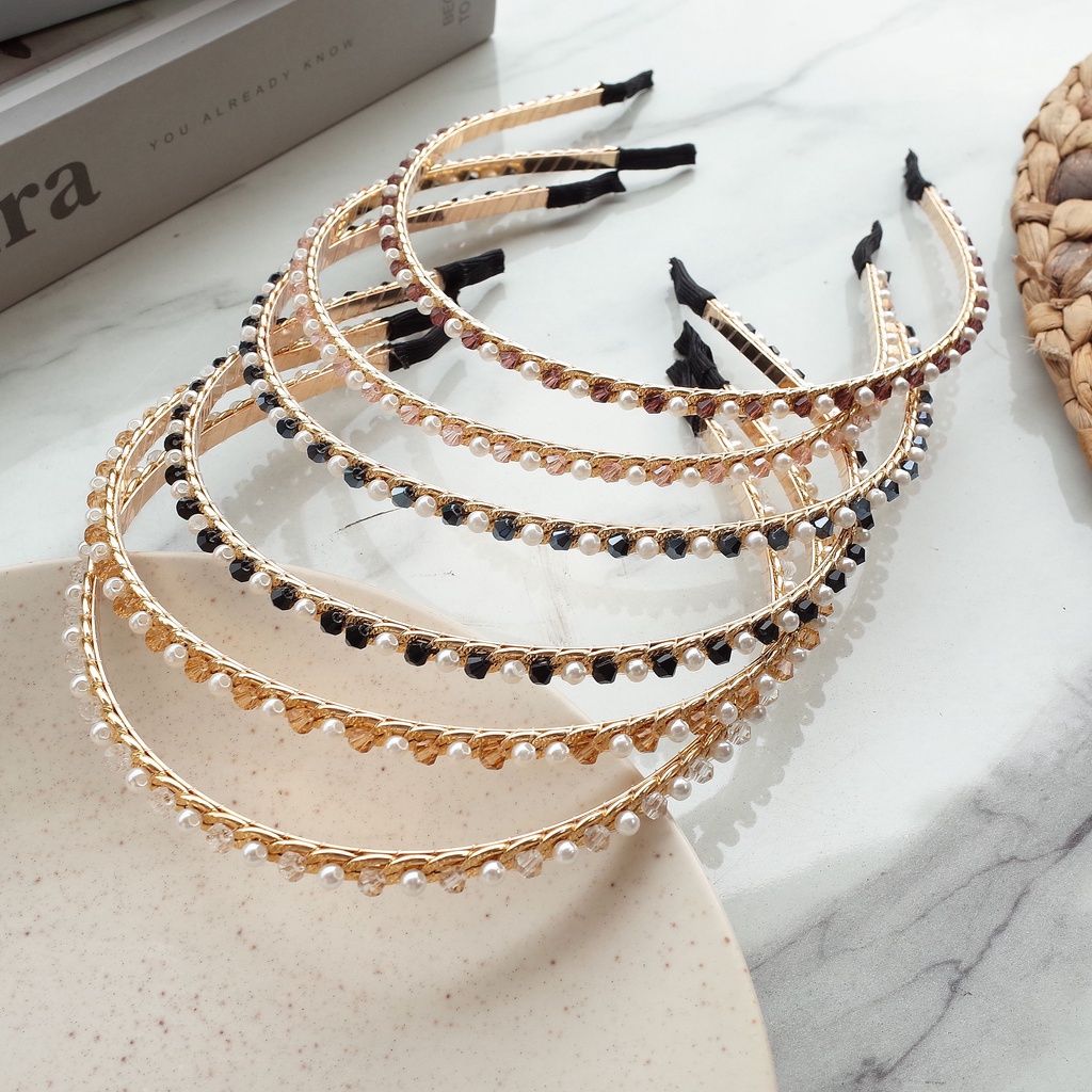 HEADBAND / BANDO MUTIARA BEADS - 1804