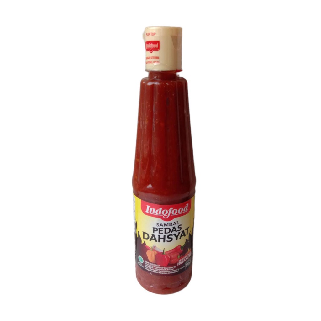 INDOFOOD SAMBAL PEDAS DAHSYAT DENGAN CABAI HABANERO 275 GR / SAUS PEDAS