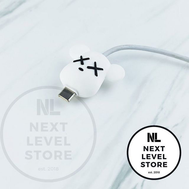 KAWS Series Cable Bite Pelindung Kabel Protection Black White