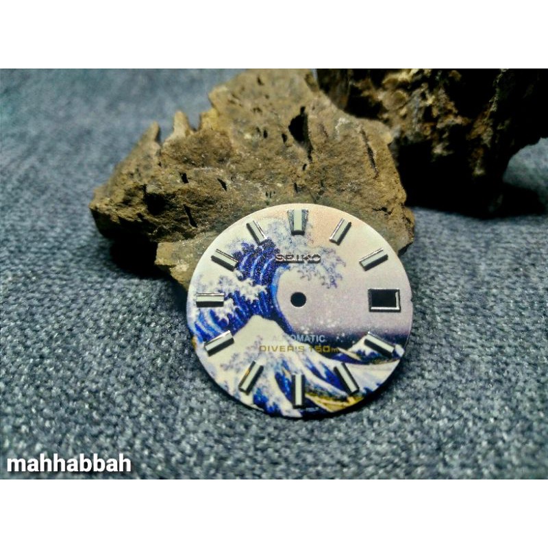 dial kanagawa big wave aftermarket seiko