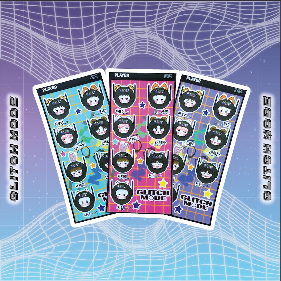 

Sticker Deco NCT DREAM Glitch Mode Chibi Style
