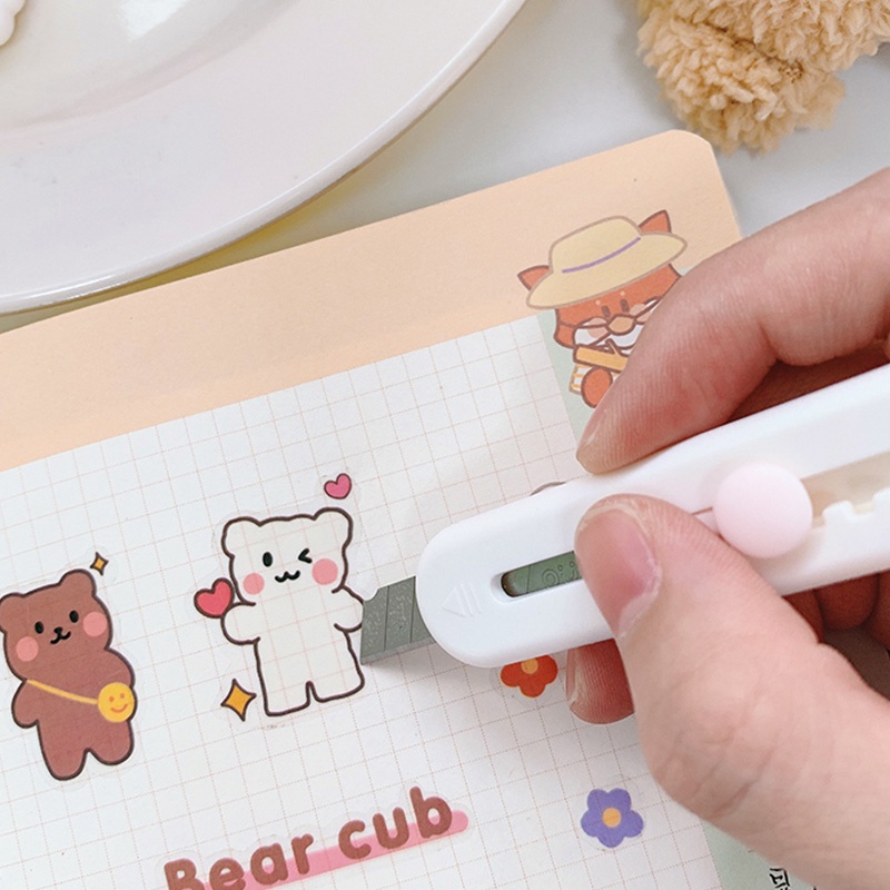 Creative Cute Cat Paw Series Utility Knife Student Mini Cartoon Paper Cutter