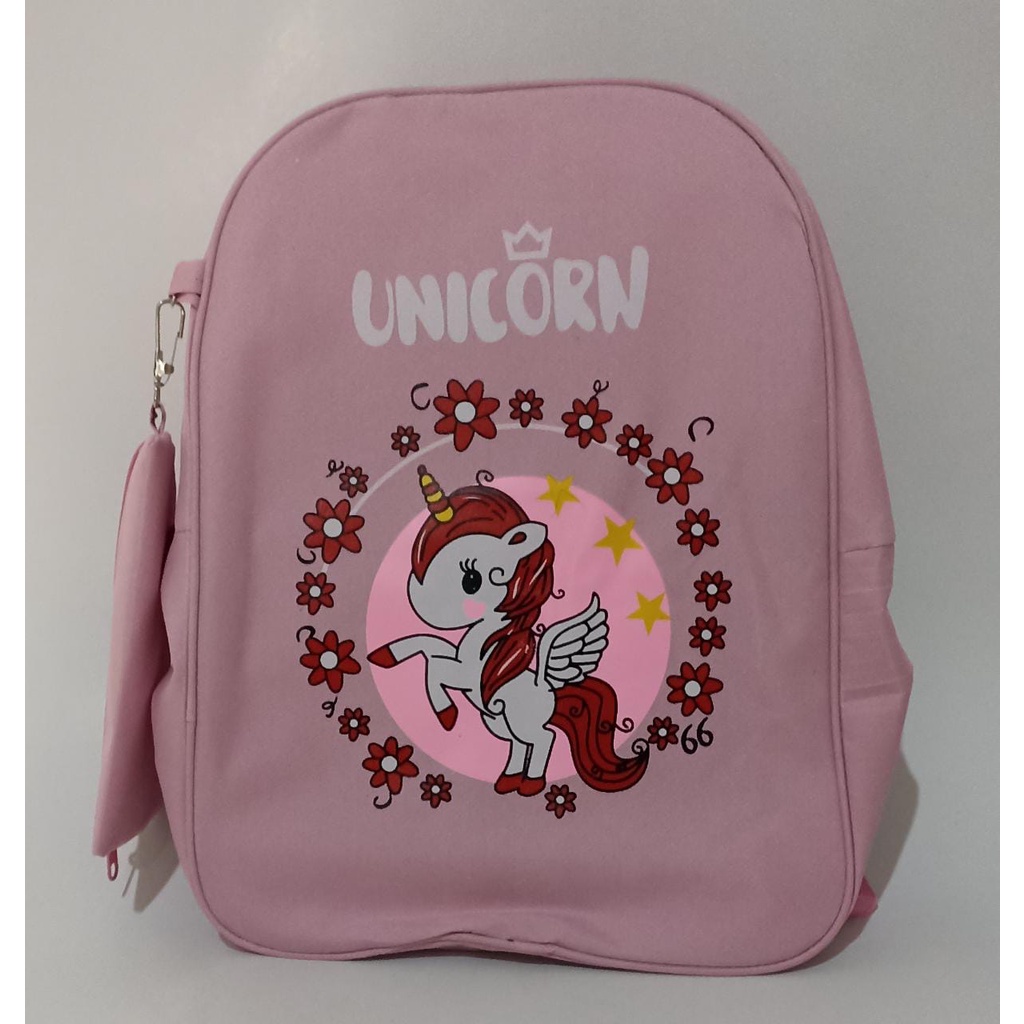 TAS RANGSEL SEKOLAH ANAK TK SD KARAKTER UNICORN/TAS ANAK SEKOLAH PEREMPUAN/TAS ANAK SEKOLAH TK