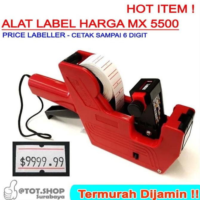 

Produk Unggulan] M 5500 Alat Label Harga Price Labeller 6 Digit