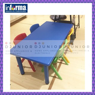 Yaris Meja Belajar Anak Panjang Meja Kelas Sekolah Tk Sd Yaris Table Rectangle Informa Shopee Indonesia