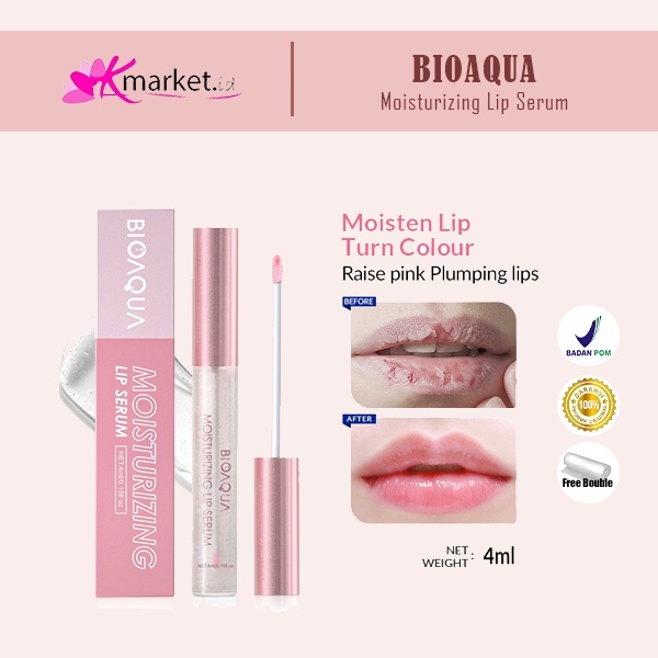 [BPOM] BIOAQUA Moisturizing Lip Serum | BIOAQUA Lip Serum | Pelembab bibir BPOM