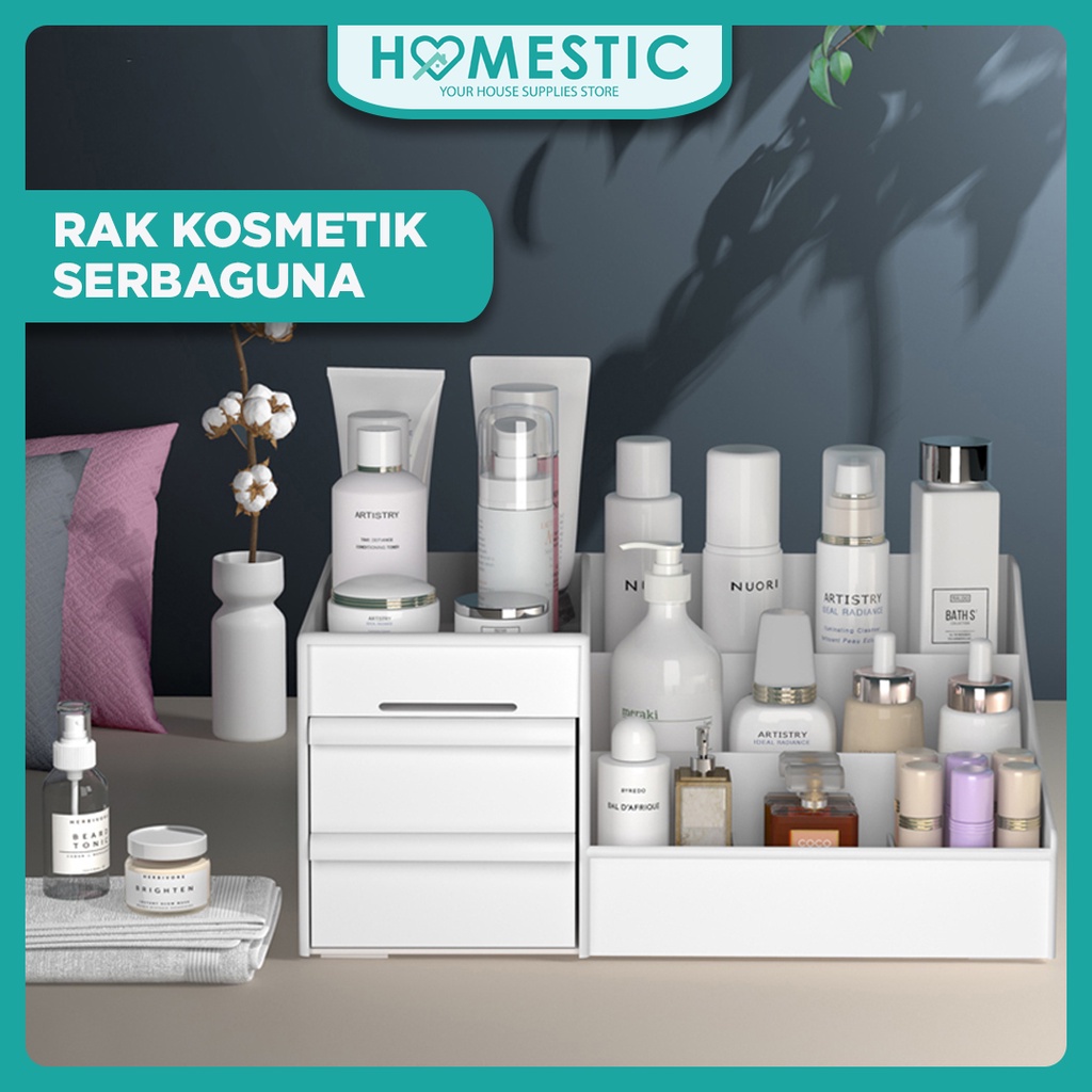 Rak Kosmetik / Cosmetic Storage Drawer / Kotak Penyimpanan Makeup Organizer / Rak Kosmetik