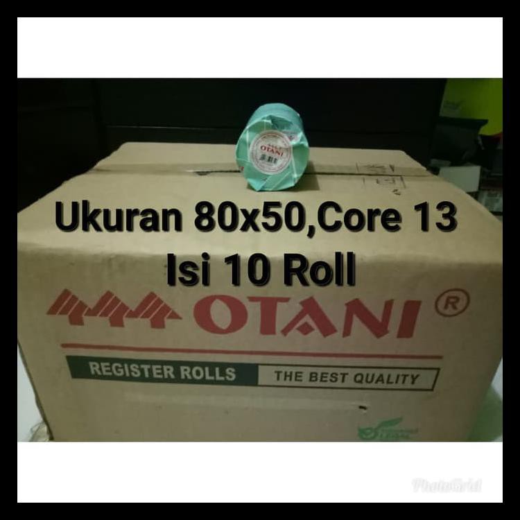 

Kertas Struk Thermal Isi 10Roll 80X50, Core 13 Merk Otani Obral