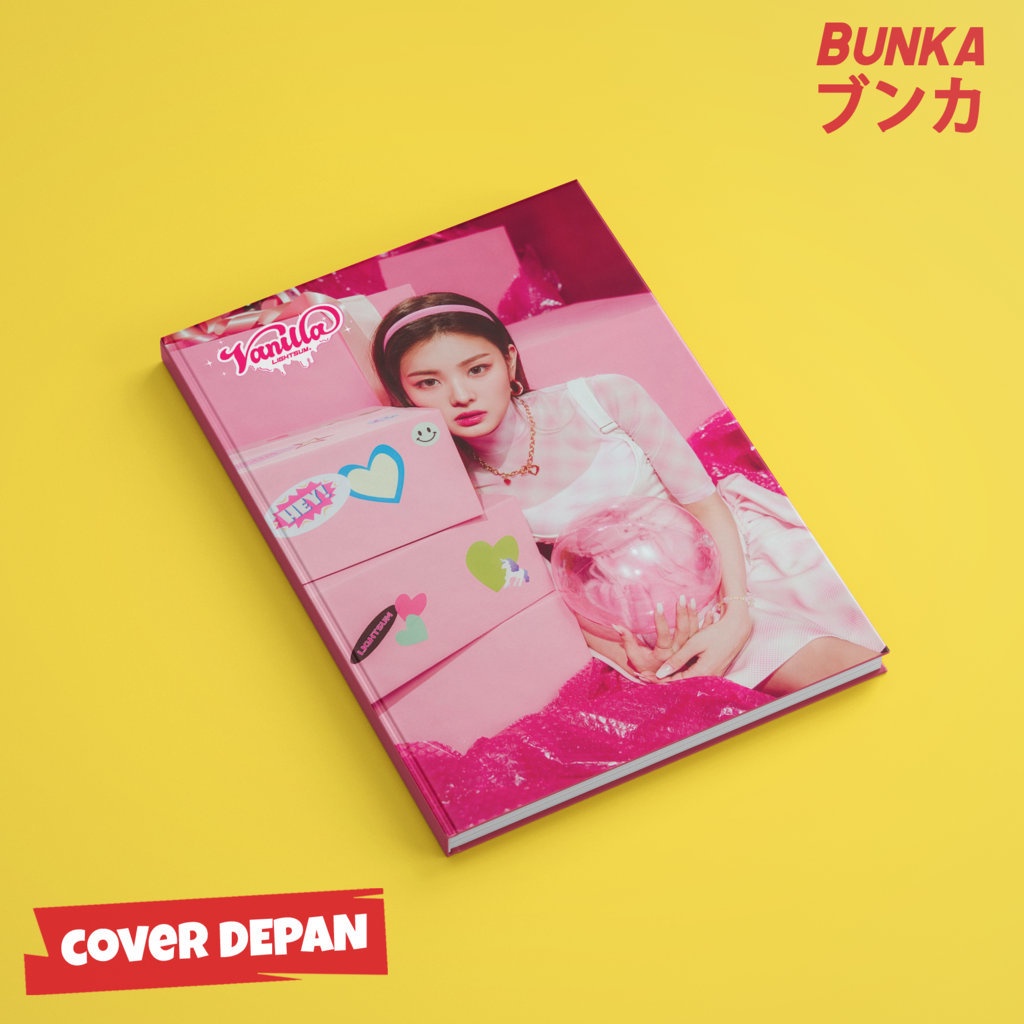 

Notebook KPOP Lightsum Vanilla Sangah Hardcover A5 Buku Tulis Catatan Notes Agenda Planner Jurnal