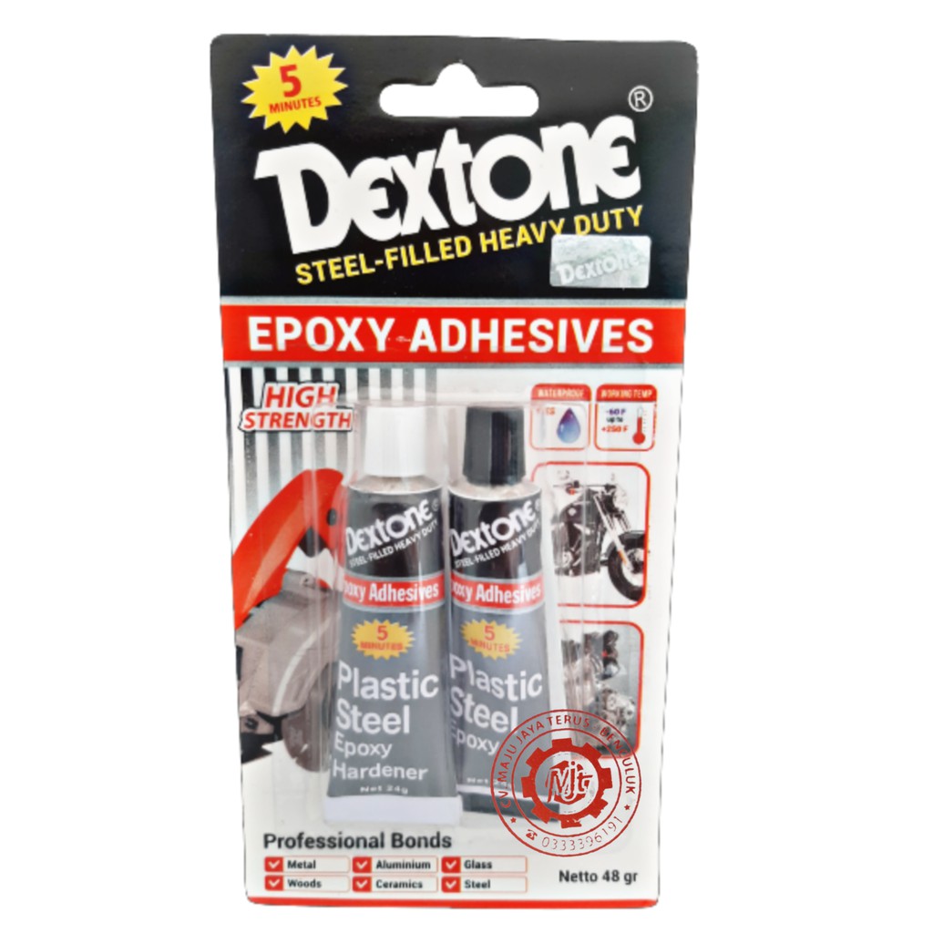 

Lem Besi DEXTONE | Lem Epoxy serbaguna | Lem Kayu Pipa PCV 48 gr | “Dextone”