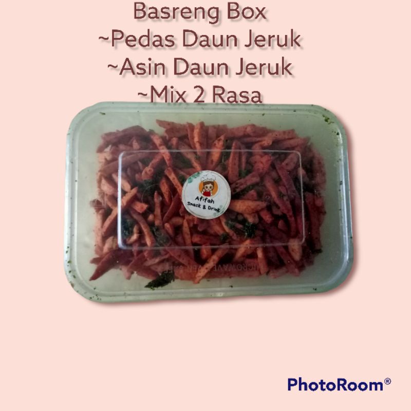 

Basreng Pedas Box/Basreng Asin Daun jeruk Box/Basreng Box/Basreng Viral/Basreng Enak/Basreng Kekinian