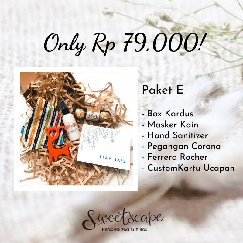 

Gift Box Package 55- Paket Hemat F- Souvenir Corona-Kita Sehat