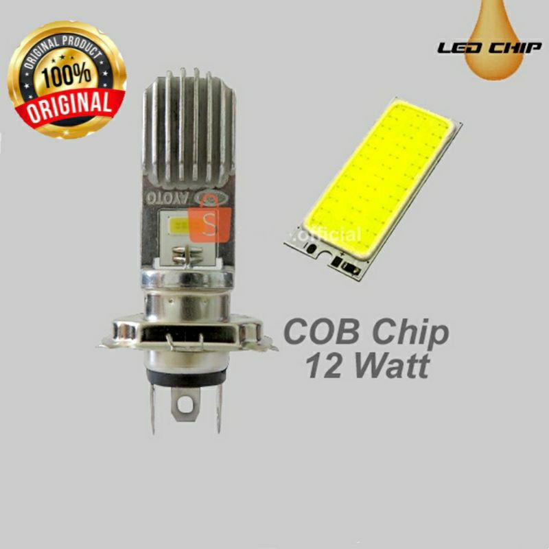 Lampu depan LED semua motor besar H4 ORIGINAL TURBO TERANG dan Scoopy F 1