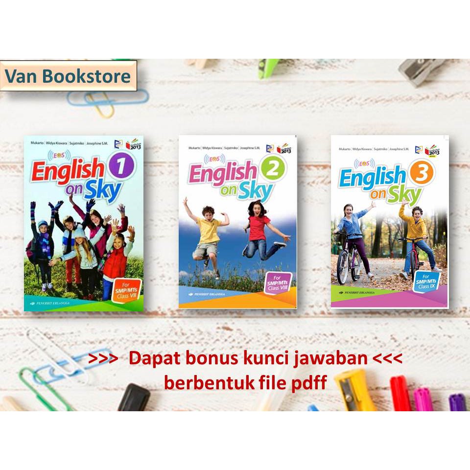 English On Sky Smp Kls 1 2 3 K13n Bonus Kunci Jawaban Shopee Indonesia