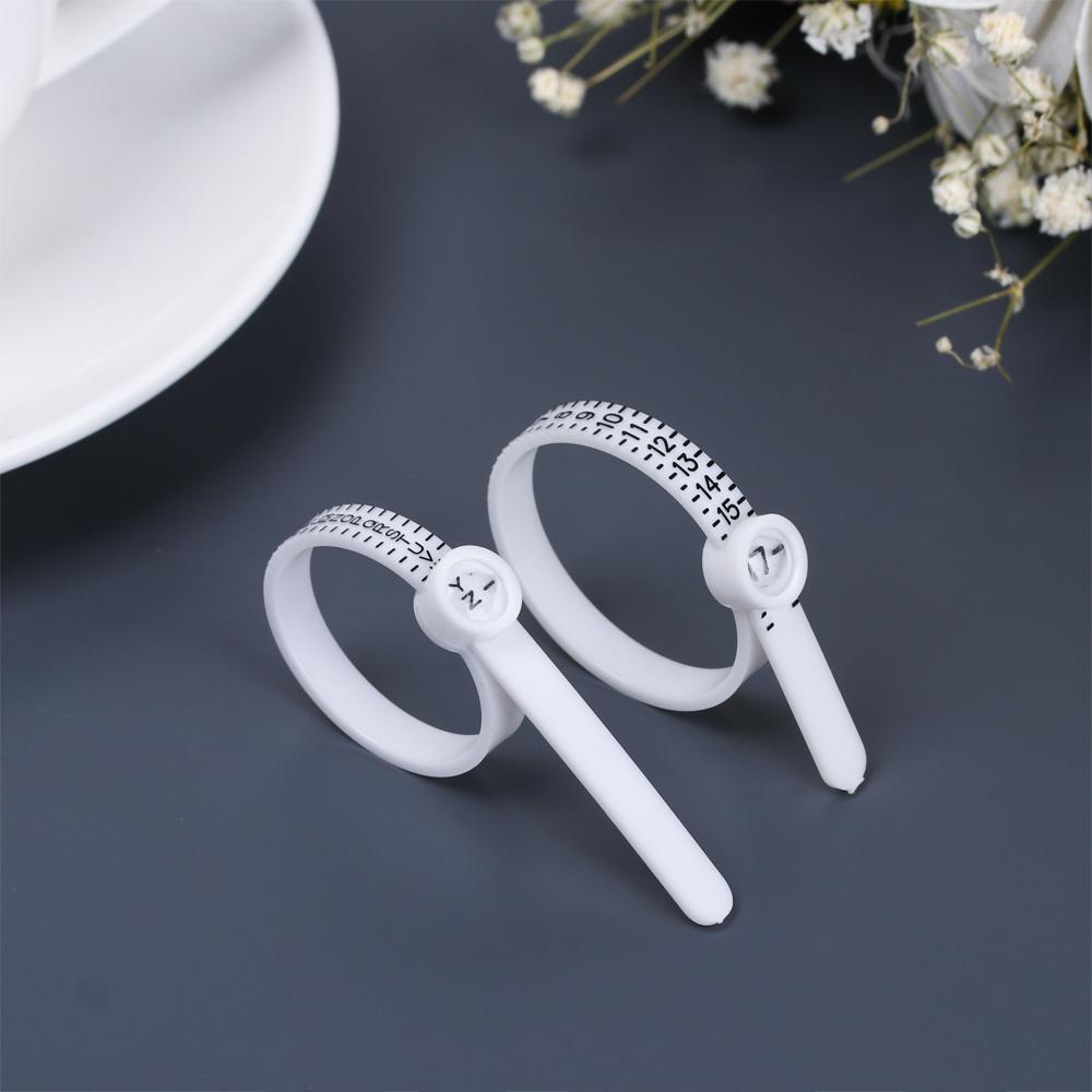 Top Ring Sizer Measurer Ukur Ukuran Fashion A-Z Dengan Kaca Pembesar Tester Asli