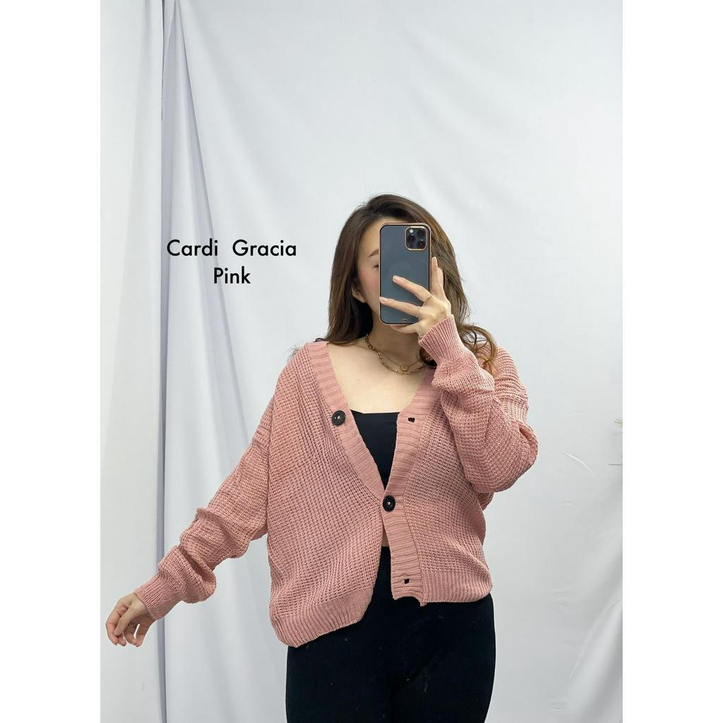 Toply shop Outer rajut / Cardigan gracia / Outer rajut tebal