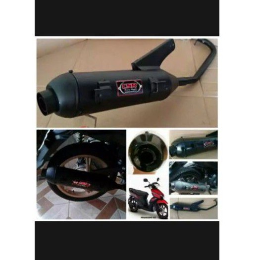 knalpot racing bobokan mio j x ride 115 soul gt 115