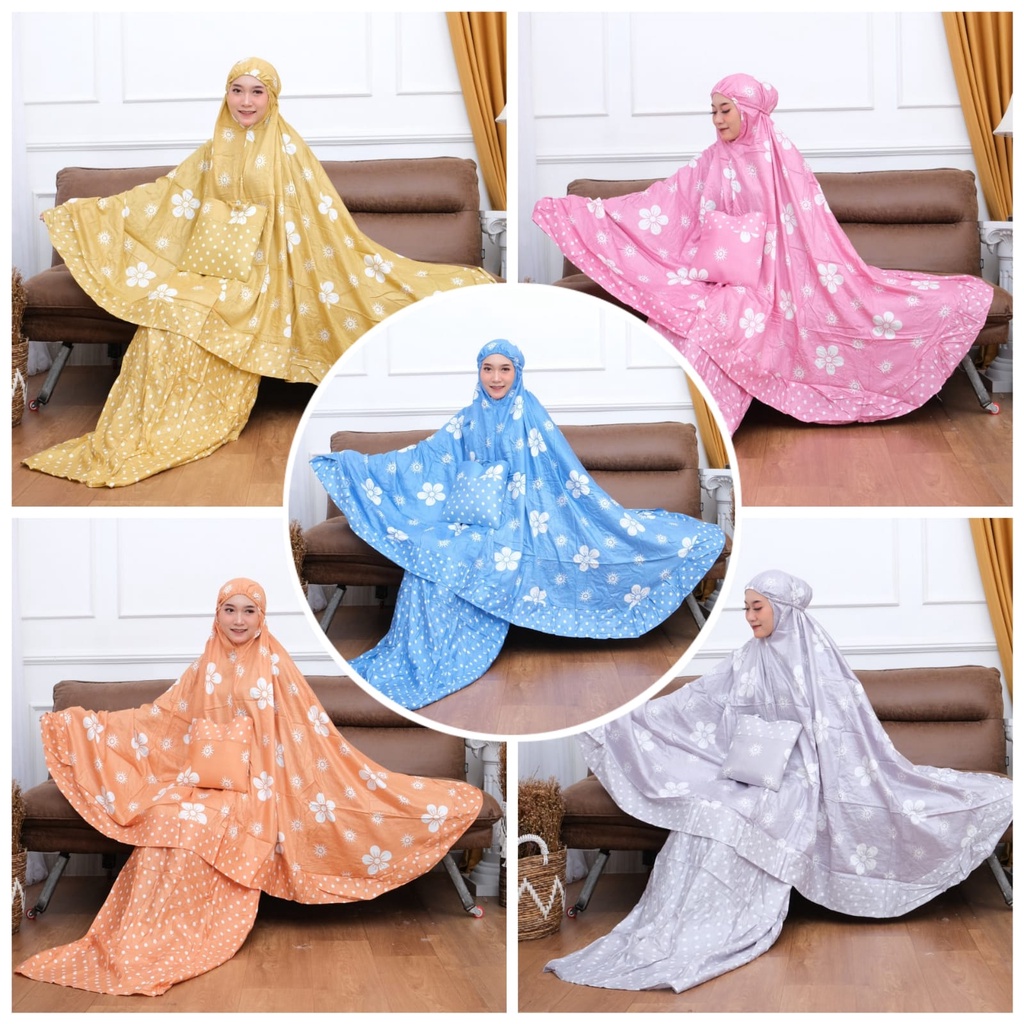 Mukena Dewasa Jumbo Rayon Terbaru Adem