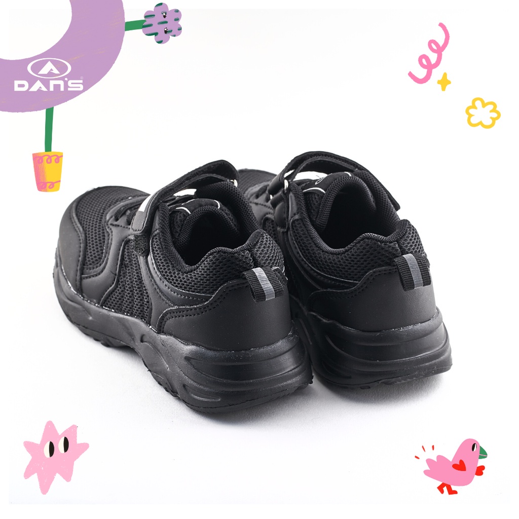 Dans Yelda Sepatu Sneakers Anak Perempuan - All Black