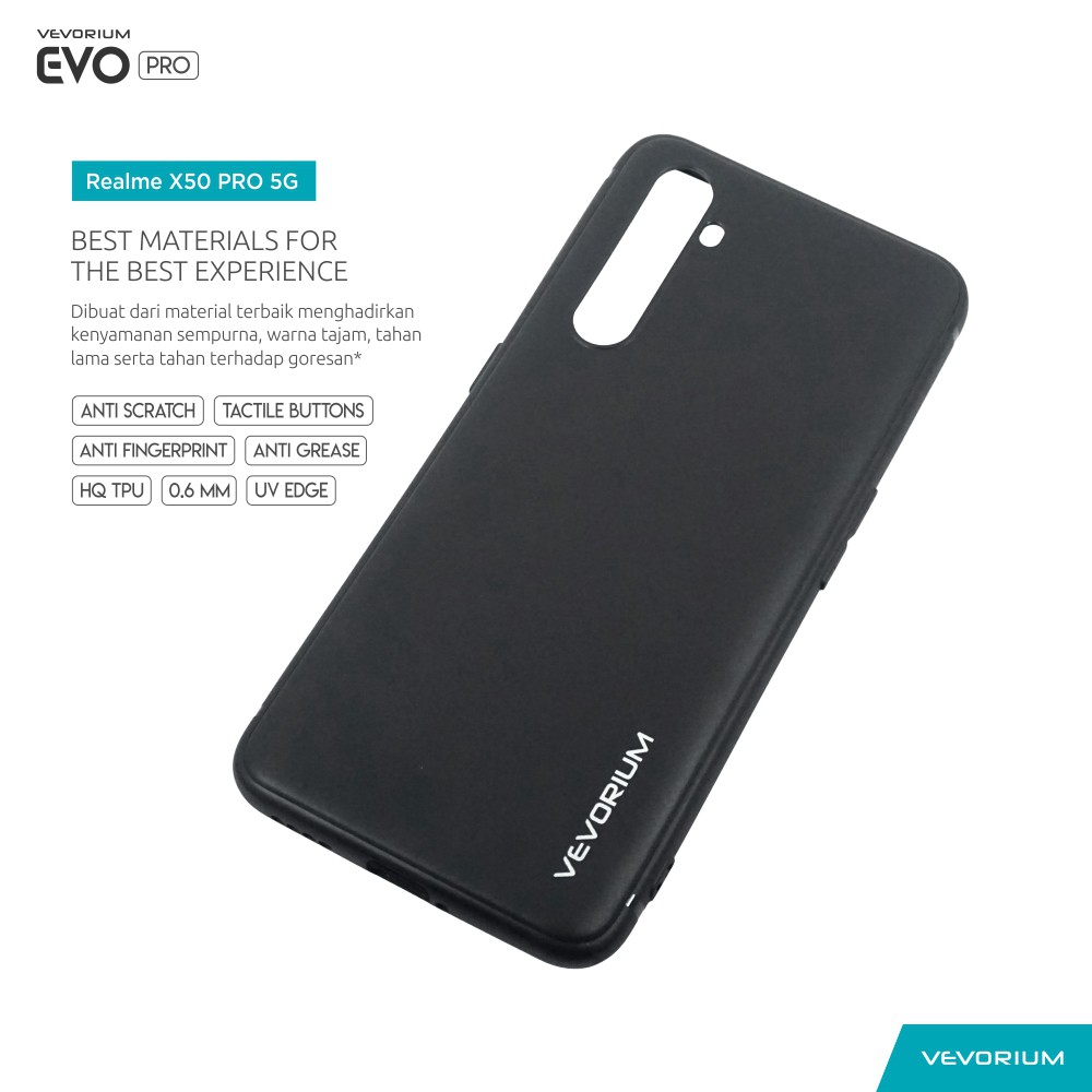 VEVORIUM EVO PRO Realme X50 PRO 5G REALME Premium Soft Case Softcase Matte