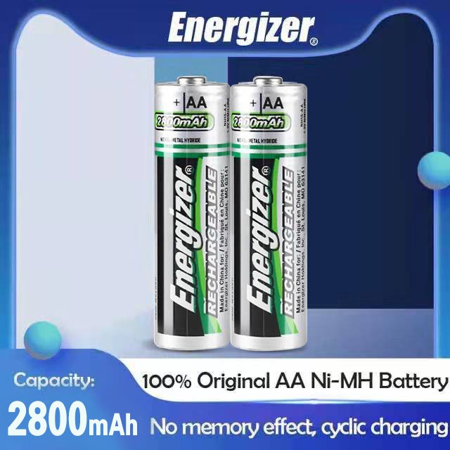 Energizer 1.2V 2800mAh AA Baterai Isi Ulang Untuk Mainan Listrik Senter Kamera Mouse Nirkabel