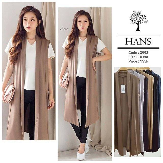 long cardigan shopee