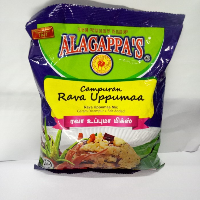 

Bumbu Alagappas Campuran Rava Uppuma Mix 450g / bumbu Instan Alagappa's Upma mix