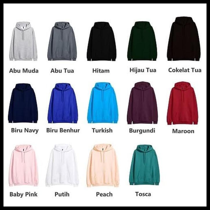 J1Yx Premium Jaket Hoodie Jumper Polos Warna Pink Fanta Untuk Wanita - M Kxdy