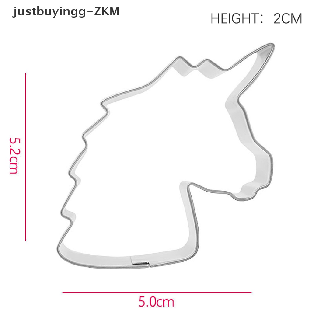 Alat Cetakan Pemotong Kue Fondant Bahan Stainless Steel Desain Kartun
